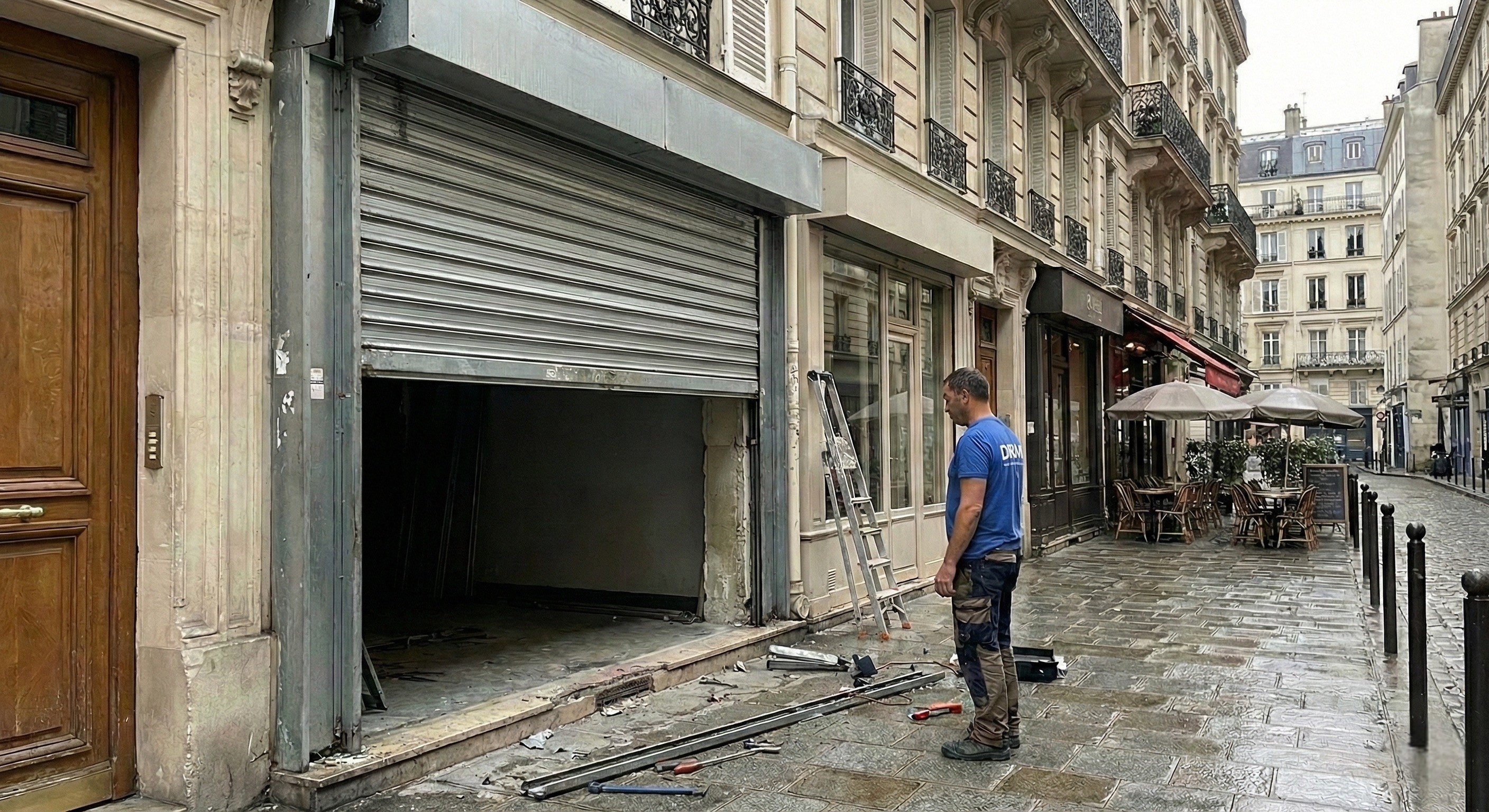 Déblocage rideau métallique urgence